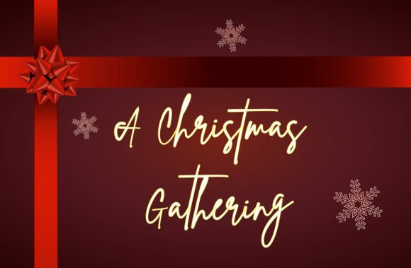 A Christmas Gathering: The Perfect Script Font for Your Editorial Design