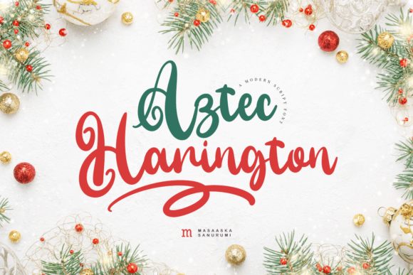 Aztec Harington: A Bold and Expressive Script
