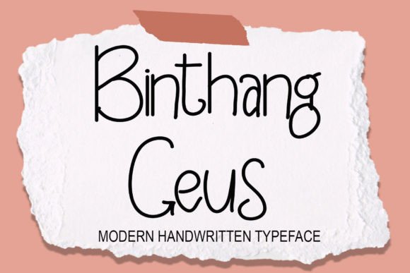 Bring Handwritten Charm to Your Creations with Binthang Geus