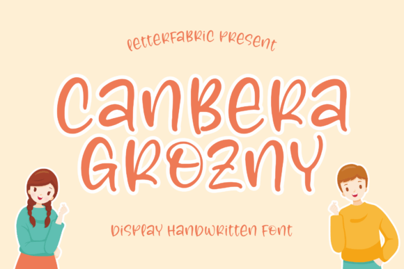 Canbera Grozny: A Handwritten Font for Crafters and Creators