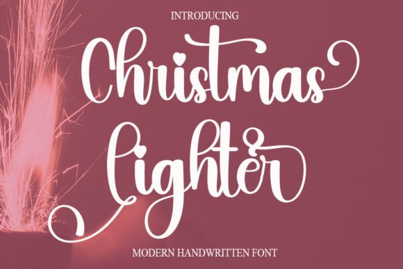 Christmas Lighter: A Versatile Script Font for Marketers