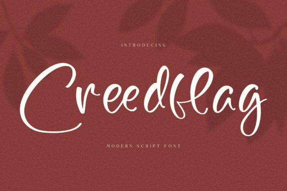 Creedflag: The Modern Script Font for Engaging Campaigns