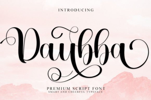 Daubba: A Handwritten Font for Elegant Branding