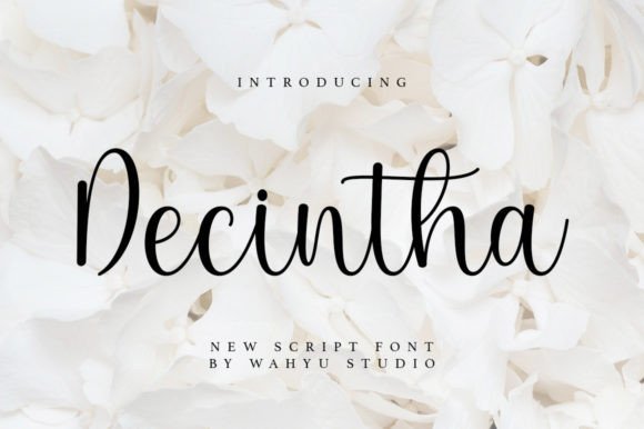Decintha: A Charming Handwritten Font for Editorial Design