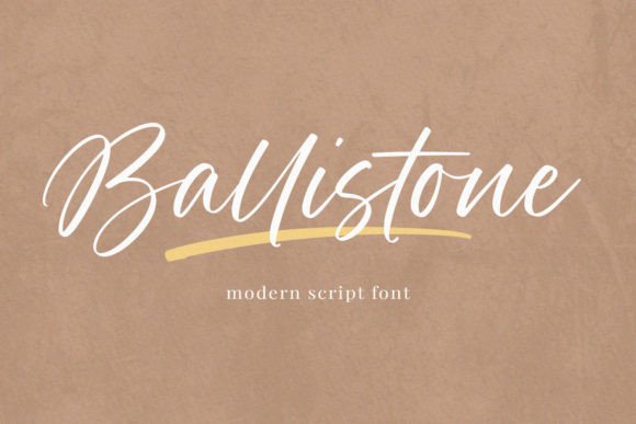 Discover Ballistone: A Handwritten Font for Creative Branding