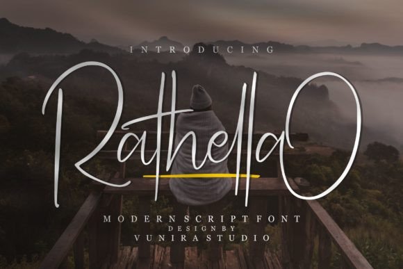 Discover Rathella: The Perfect Script Font for Makers