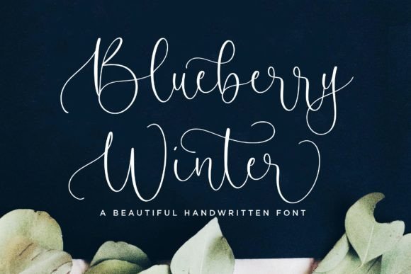 Elevate Your Brand with Blueberry Winter Font