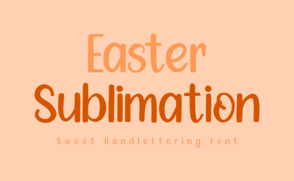 Elevate Your Designs with Easter Sublimation Font