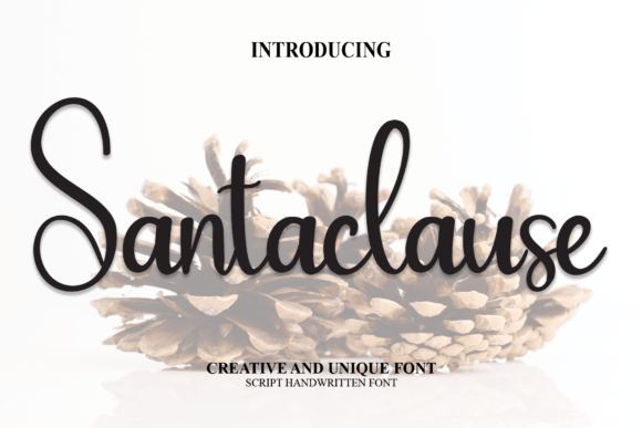 Enhance Your Brand with the Elegant Santaclause Font