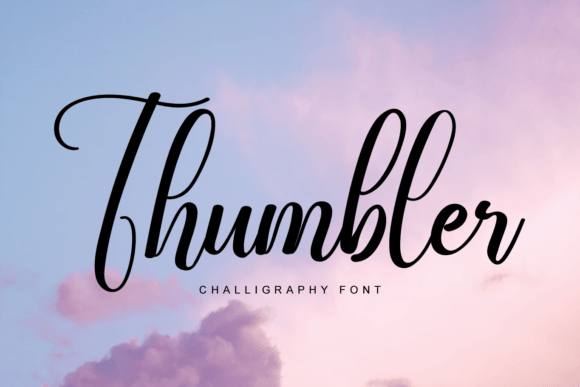 Enhance Your Brand with Thumbler: A Sweet Calligraphy Script Font