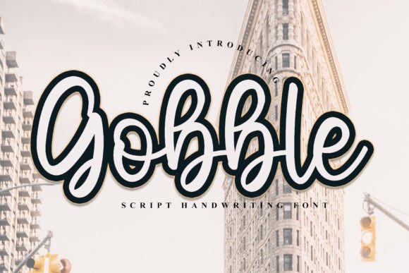 Enhance Your Campaign with Gobble: A Refined Handwritten Font