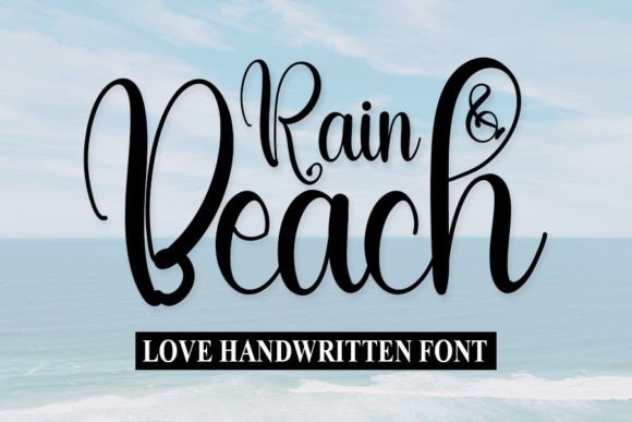 Enhance Your Campaign with Rain and Beach Font