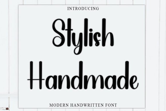 Enhance Your Web Design with Stylish Handmade Font