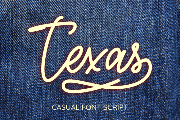 Exploring Texas: A Script Font with Rustic Charm