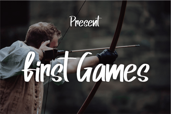 First Games: A Versatile Script Font for Your Brand