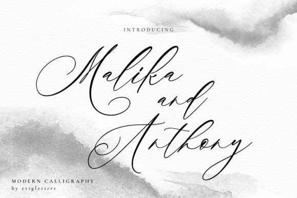 Malika and Anthony: A Handwritten Font for Memorable Campaigns