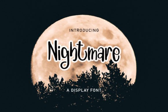 Nightmare: A Handwritten Font for Creative Web Design