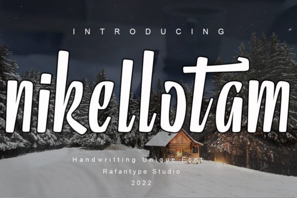 Nikellotam: A Charming Script Font for Editorial Elegance