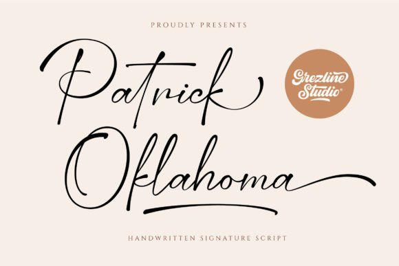 Patrick Oklahoma: A Dazzling Script Font for Web Design