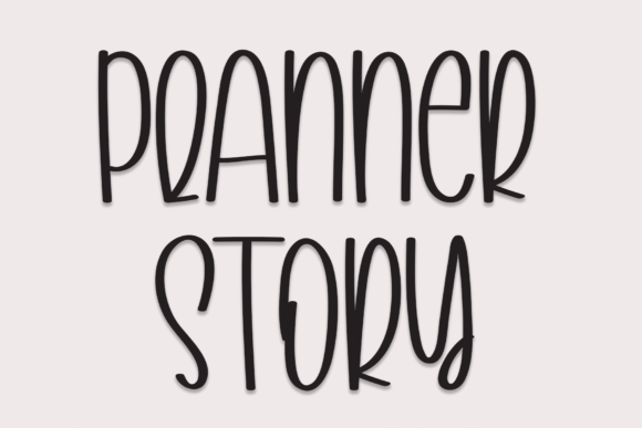 Planner Story: A Versatile Script Font for Web Design
