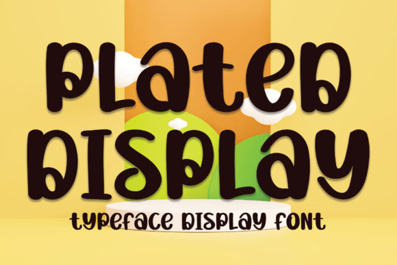 Plated Display: A Joyful Handwritten Font for Crafters