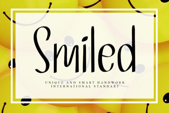 Smiled: A Handwritten Font for Elegant Campaigns