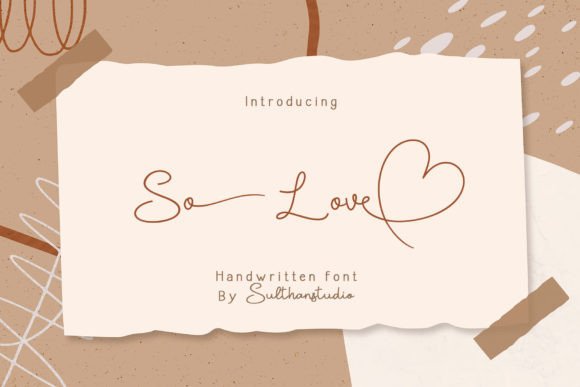 So Love: A Charming Script Font for Engaging Campaigns