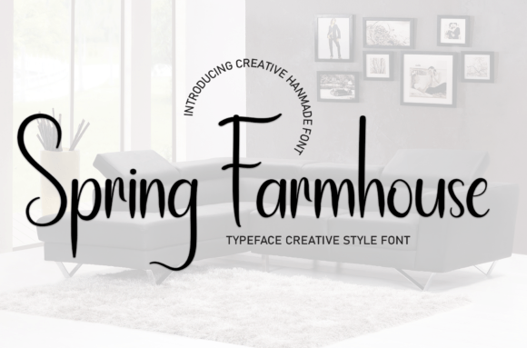 Spring Farmhouse: A Charming Font for Your Brand