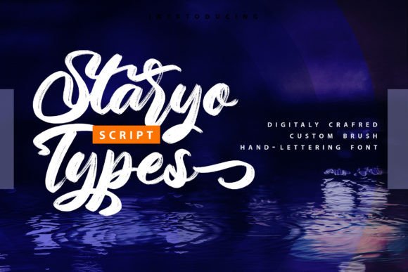 Staryo Types: A Script Font for Elegant Web Design