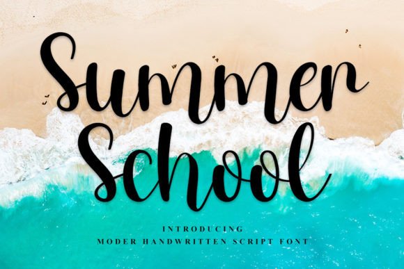 Summer School: A Handwritten Font for Engaging Campaigns