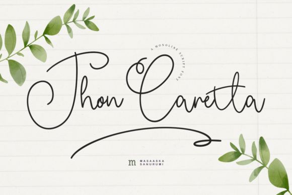Transform Your Brand with Jhon Caretta: A Modern Script Font