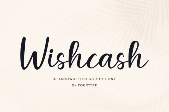 Transform Your Brand with the Elegant Wishcash Font