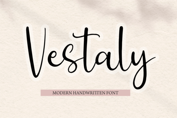 Vestaly: A Handwritten Font for Elegant Web Design