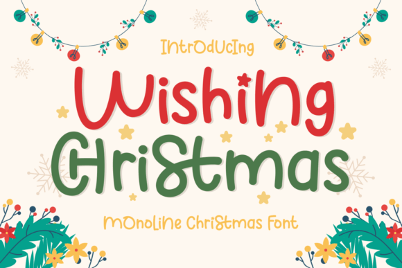 Wishing Christmas: A Charming Handwritten Font for Holiday Campaigns